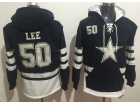 Dallas Cowboys #50 Sean Lee Blue Pullover Football Hoodies