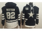 Dallas Cowboys #82 Jason Witten Blue Pullover Football Hoodies