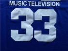 Music Television MTV #33 Will Smith Blue Basketball Jersey