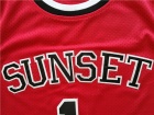 Sunset Park #1 Shawty Red Stitched Basketball Jersey