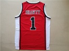 Sunset Park #1 Shawty Red Stitched Basketball Jersey