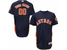 Men's Houston Astros Navy Blue Flex Base Custom Stitched Name Number Jersey