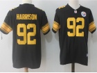 Pittsburgh Steelers #92 James Harrison Black Color Rush Limited Football Jersey