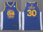 2017 Nike Golden State Warriors #30 Stephen Curry Blue Mens Basketball Jersey