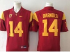 USC Trojans #14 Sam Darnold Red College Football Jerseys