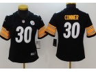 Pittsburgh Steelers #30 James Conner Black Women Vapor Untouchable Limited Jersey