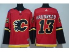 2017 Calgary Flames #13 Johnny Gaudreau Red Hockey Jersey