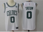 Nike Boston Celtics #0 Jayson Tatum White Basketball Jersey