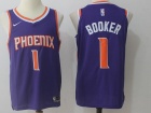 Nike Phoenix Suns #1 Devin Booker Purple Basketball Jersey