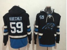 Carolina Panthers #59 Luke Kuechly Black Pullover Football Hoodies