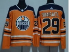 2017 Adidas Edmonton Oilers #29 Leon Draisaitl Orange Hockey Jersey