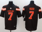 Cleveland Browns #7 DeShone Kizer Brown Men's Vapor Untouchable Limited Jersey