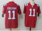 New England Patriots #11 Julian Edelman Red Men's Vapor Untouchable Limited Jersey