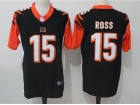 Cincinnati Bengals #15 John Ross Black Men's Vapor Untouchable Limited Jersey