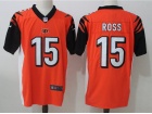 Cincinnati Bengals #15 John Ross Orange Men's Vapor Untouchable Limited Jersey