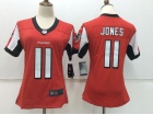 Atlanta Falcons #11 Julio Jones Red Women Vapor Untouchable Limited Jersey