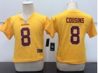 Washington Redskins #8 Kris Cousins Yellow Toddler Jersey