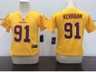 Washington Redskins #91 Ryan Kerrigan Yellow Toddler Jersey