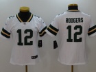 Green Bay Packers #12 Aaron Rodgers White Women Vapor Untouchable Limited Jersey