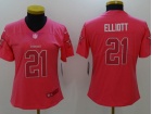 New England Patriots #12 Tom Brady Pink Women's Stitched NFL Limited Rush Fashion Jersey