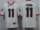 Georgia Bulldogs #11 Jake Fromm White College Football Limited Jerseys