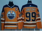 2017 New Edmonton Oilers #99 Wayne Gretzky Orange Hockey Jersey