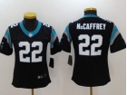 Carolina Panthers #22 Christian Mccaffrey Black Women Vapor Untouchable Limited Jersey