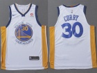 2017 Nike Golden State Warriors #30 Stephen Curry White Mens Basketball Jersey