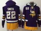 Minnesota Vikings #22 Harrison Smith Purple Pullover Football Hoodies