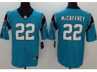 Carolina Panthers #22 Christian Mccaffrey Blue Men's Vapor Untouchable Limited Jersey