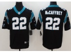 Carolina Panthers #22 Christian Mccaffrey Black Men's Vapor Untouchable Limited Jersey