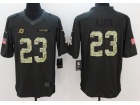 Men's Miami Dolphins #23 Jay Ajayi Anthracite Salute to Service Limited Football Jersey