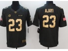 Men's Miami Dolphins #23 Jay Ajayi Gold Anthracite Salute to Service Limited Football Jersey