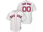 Men's Boston Red Sox Majestic White Cool Base Custom Jersey