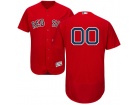 Men's Boston Red Sox Majestic Alternate Scarlet Flex Base Authentic Collection Custom Jersey