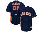 Men's Houston Astros Majestic Navy 2017 Postseason Cool Base Custom Jersey