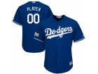 Men's Los Angeles Dodgers Majestic Royal 2017 Postseason Cool Base Custom Jersey