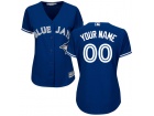 Women's Toronto Blue Jays Majestic Royal Alternate Cool Base Custom Jersey