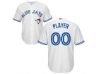 Youth Toronto Blue Jays Majestic White Custom Cool Base Jersey