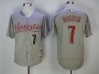 Houston Astros #7 Craig Biggio Gray 2006 Turn Back Throwback Jersey