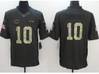 Chicago Bears #10 Mitch Trubisky Anthracite Salute to Service Limited Football Jersey