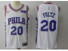 2017 Nike Philadelphia 76ers #20 Markelle Fultz White Stitched Basketball Jersey