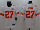 Kansas City Chiefs #27 Kareem Hunt White Men's Vapor Untouchable Limited Jersey