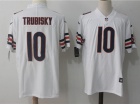 Chicago Bears #10 Mitch Trubisky White Men's Vapor Untouchable Limited Jersey