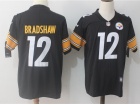 Pittsburgh Steelers #12 Terry Bradshaw Black Men's Vapor Untouchable Limited Jersey