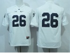 Youth Penn State Nittany Lions #26 Saquon Barkley White Jersey