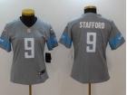 Detroit Lions #9 Matthew Stafford Grey Women Vapor Untouchable Limited Jersey