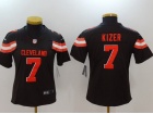 Cleveland Browns #7 DeShone Kizer Brown Women Vapor Untouchable Limited Jersey