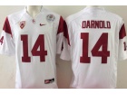 USC Trojans #14 Sam Darnold White College Football Jerseys