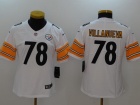 Pittsburgh Steelers #78 Alejandro Villanueva White Women Vapor Untouchable Limited Jersey